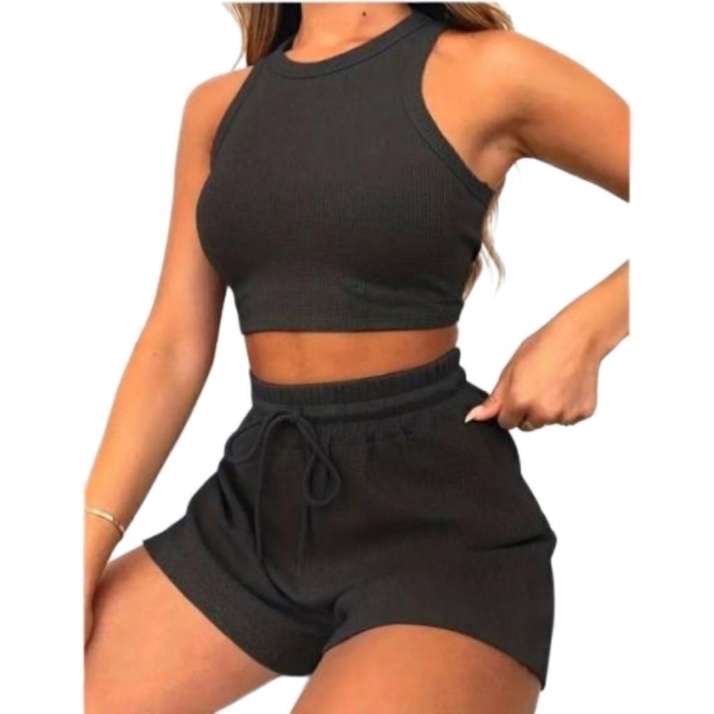 Ladies Casual two piece short set sz XX-Large